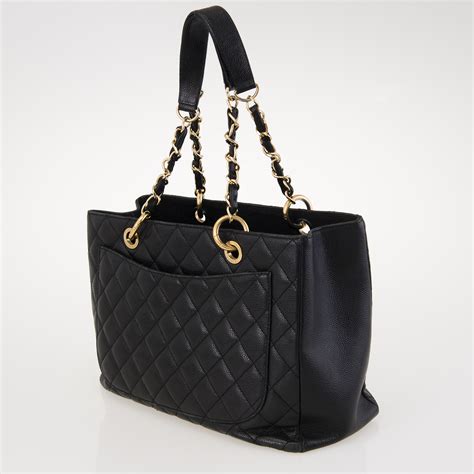 classic tote chanel bag|Chanel classic shopping tote.